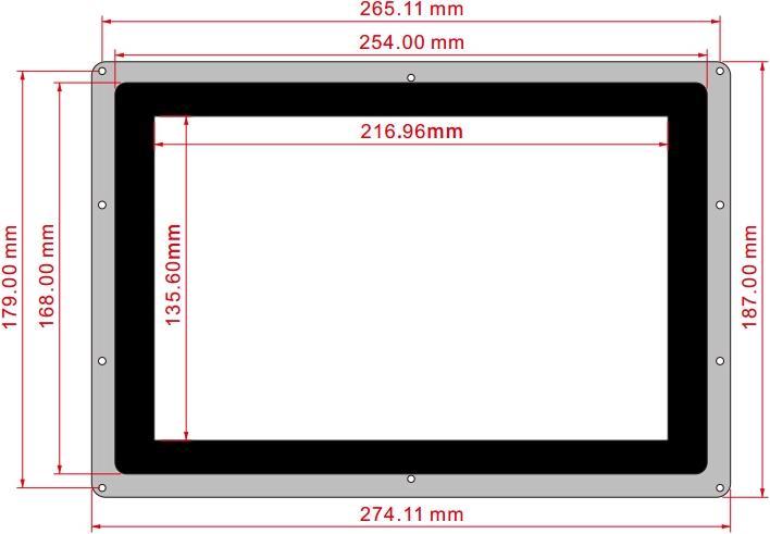 Produktbild WaveShare HDMI LCD Modell B (Display)