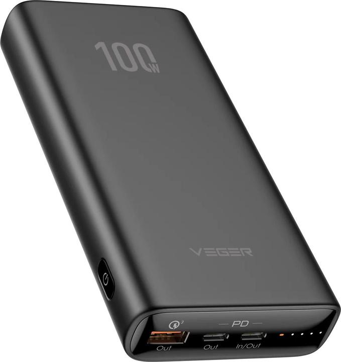 Produktbild Veger T100 (20000 mAh, 100 W, 74 Wh)