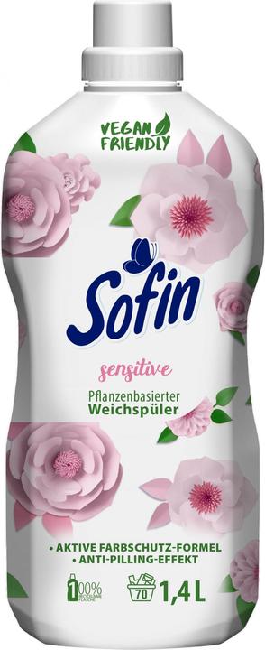 Produktbild Sofin veganer Weichspüler sensitive (70 Waschgänge, Flüssigwaschmittel)