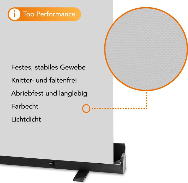 Actual product image Walimex pro Roll-up panel background (165 cm, 226 cm)