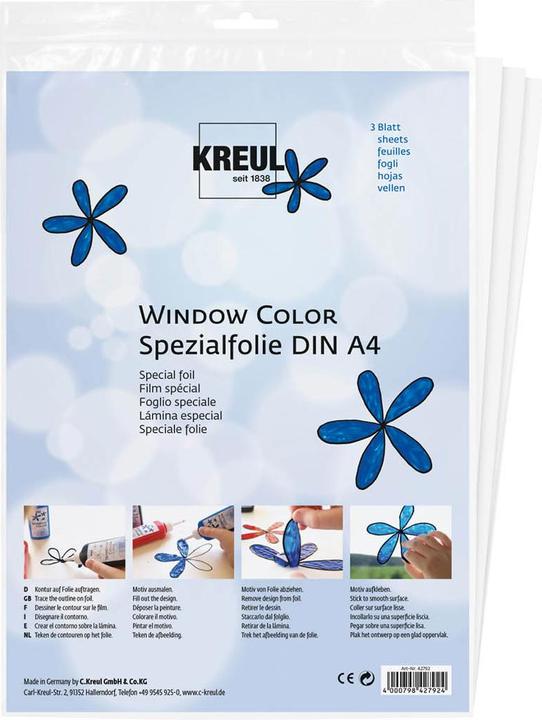 Kreul Window Color Spezialfolie (1 x)