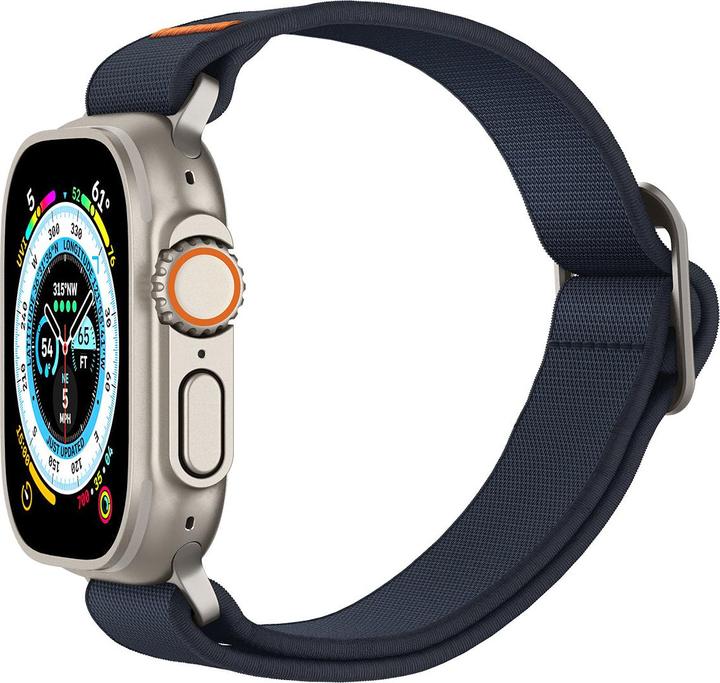 Produktbild Spigen Fit Lite Band für Apple Watch Series 42, 44, 45, 49 mm - navy (42 mm, 44 mm, 45 mm, 49 mm, Nylon, Fabric, Stainless Steel)
