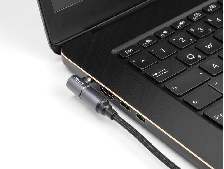 Produktbild Delock Notebook Ladekabel USB Type-C Stecker zu magnetischem (1.80 m, 60 W)