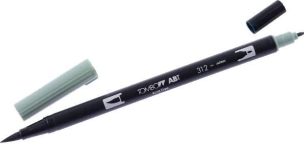 Actual product image Tombow ABT Dual Brush Pen (Green, 2 x)