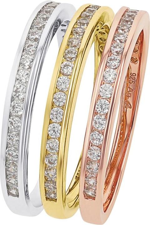 Immagine prodotto Amor Ringe für Damen, 925 Sterling Silber, Zirkonia synth. (56, 925 Argento)