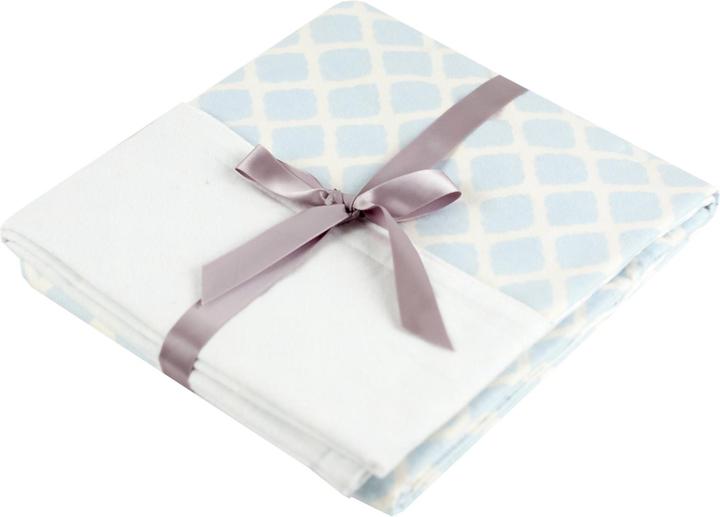 Actual product image Kushies Reversible flannel blanket