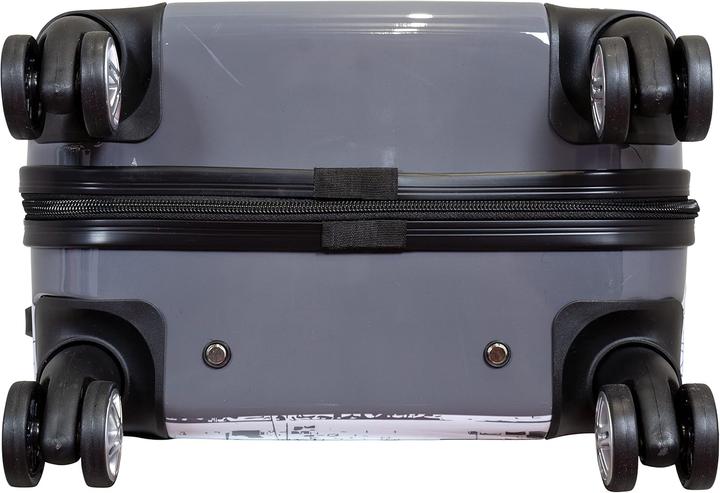 Immagine prodotto Trendyshop365 Handgepäck Hartschalen-Reisekoffer Fly The World (36 l, Bagaglio a mano (fino a 50 litri))