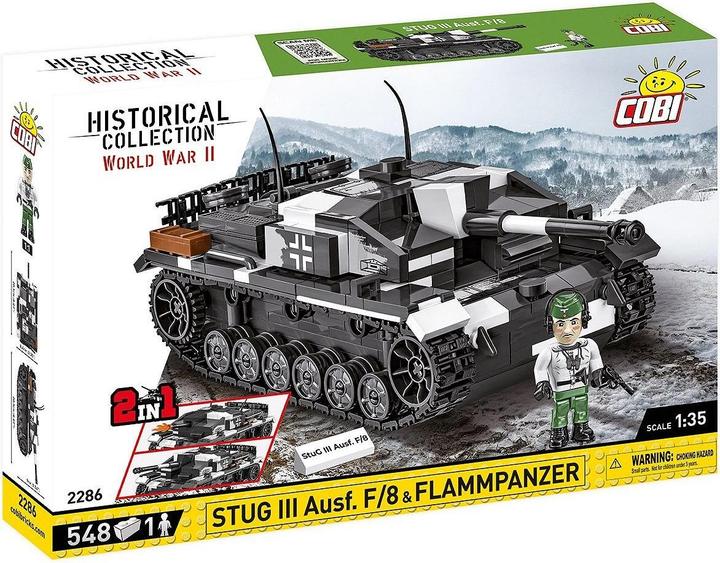 Actual product image Cobi H.C. WWII STUG III Ausf. F Flammpanzer 1:35