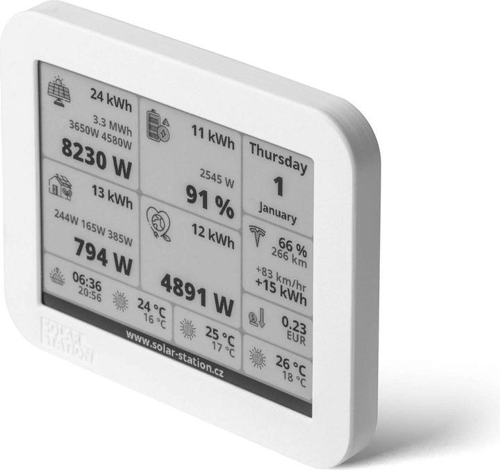 Solar Station Solar Station 5.83" E-Ink-Display, Schnittstellen: WLAN