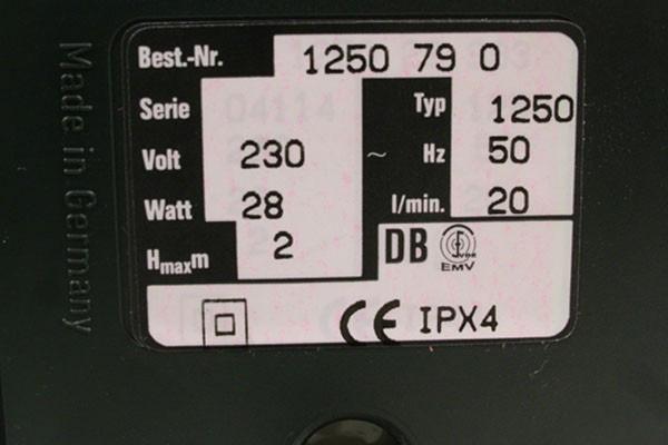 Actual product image Eheim 1250-790 230Volt full ceramic bearing