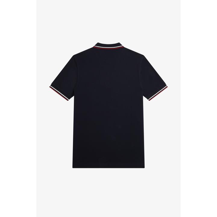 Produktbild Fred Perry Twin Tipped Polo Shirt Short Sleeve Navy (M)