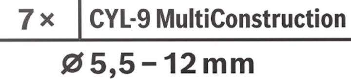Produktbild Bosch Professional Zubehör Expert CYL-9 (5.5 mm, 7.0 mm, 5.0 mm, Ø 8.0 mm, 6.0 mm, 10.0 mm)