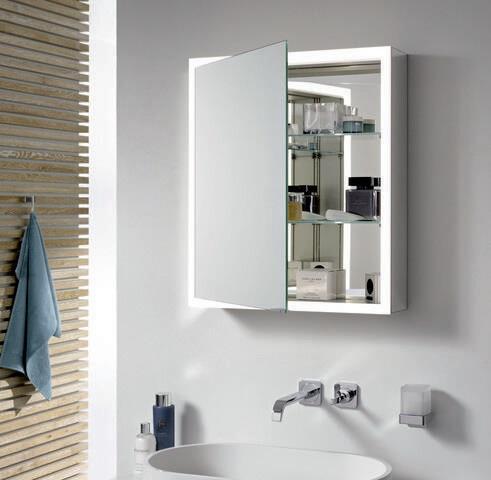 Actual product image Emco prime mounting frame, for illuminated mirror cabinet prime, 1600mm, 949700029