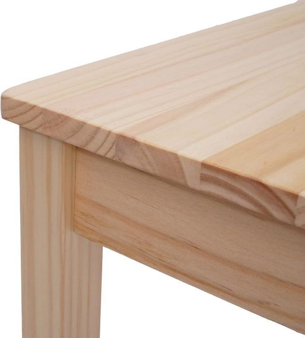 Produktbild Mendler Esszimmer-Set, Sitzgruppe Esszimmergruppe, Massiv-Holz Landhaus 110cm - Kiefer lasiert