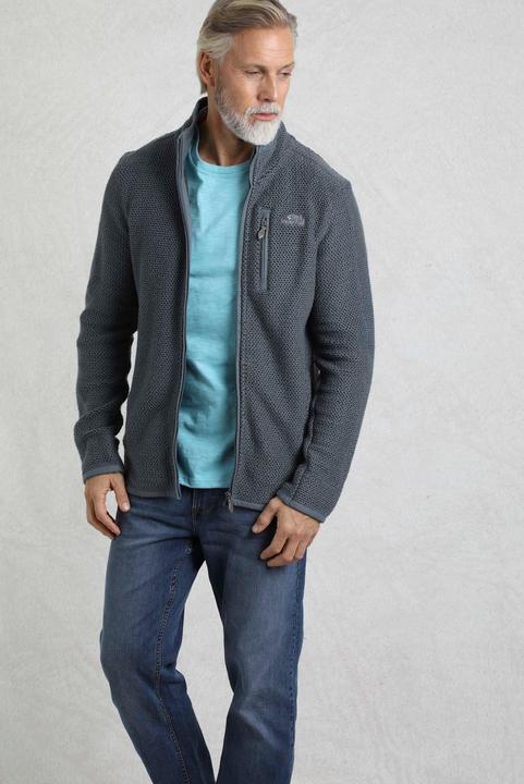 Actual product image Weird Fish Mens Transom Zip Macaroni Eco Friendly Jacket (L)