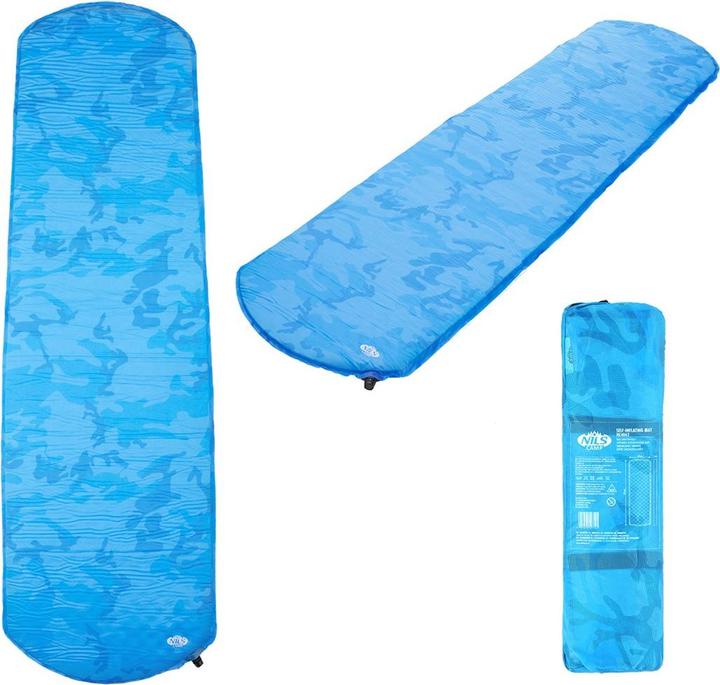 Actual product image Nils CAMP Self-Inflating Mat NC4062 Blue