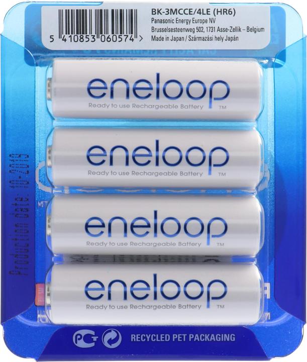 Produktbild Panasonic Akku passend für ABUS Funkalarmzentrale Secvest FU8000, 6x Akku Mignon und AccuSafe AA (6 Stk., AA, 2000 mAh)