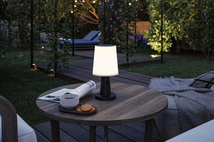 Actual product image Paulmann Solar table lamp Ilanga (320 lm, IP44)