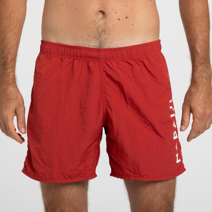 Actual product image Nabaiji Men's swim shorts - 100 red (46)