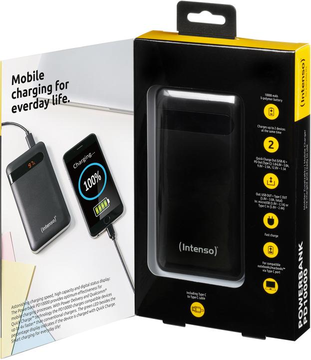 Actual product image Intenso Power Delivery PD10000 (10000 mAh, 37 Wh)