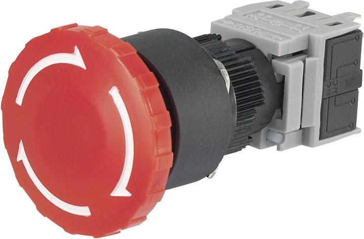 Immagine prodotto Tru Components Interruttore di emergenza 250 V/AC 5 A 1 contatto NC, 1 contatto NO LAS1-BY-11TSA IP40 1 pz.