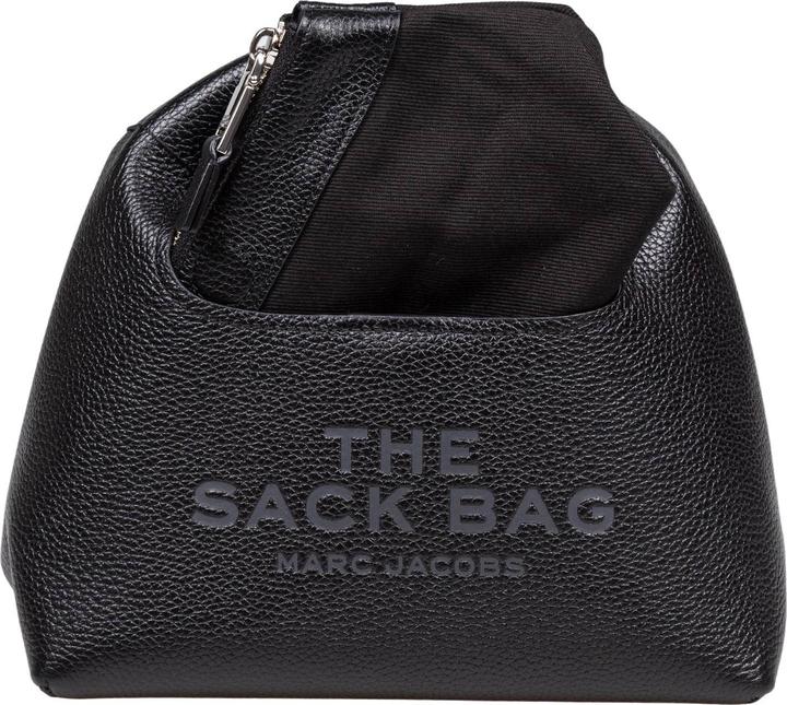 Actual product image Marc Jacobs the mini sack bag in black leather