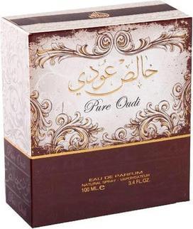 Actual product image Lattafa Perfumes Pure Oudi by Eau De Parfum Spray Plus 1.7 oz Deodorant 100 ml (Eau de parfum, 100 ml)