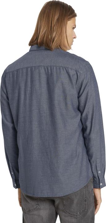 Produktbild Tom Tailor Hemd Shirt fein strukturiert mit Bio Baumwolle (M)