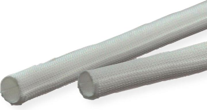 Actual product image Value Fabric hose SNAP for cable bundling, gray, 2.5m 2.5m (Cable conduit, 250 cm)
