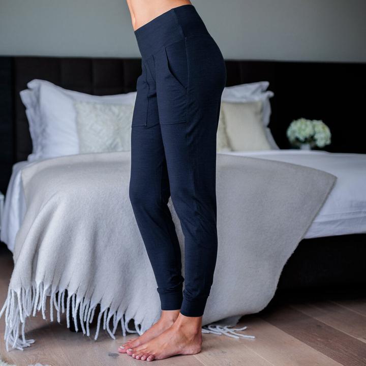 Produktbild Dagsmejan Pyjama Unterteil "Stay Warm" dunkelblau (38)
