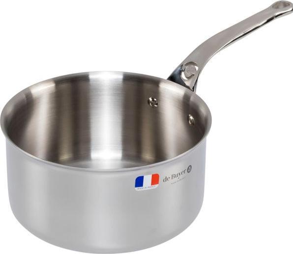Produktbild de Buyer Affinity Stielkasserolle mit Deckel Induktion (20 cm, Kochtopf, Edelstahl)