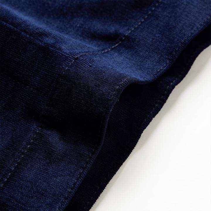 Image du produit VidaXL Pantalon enfant Bleu marine foncé 140,Matière : 98% Coton (140)