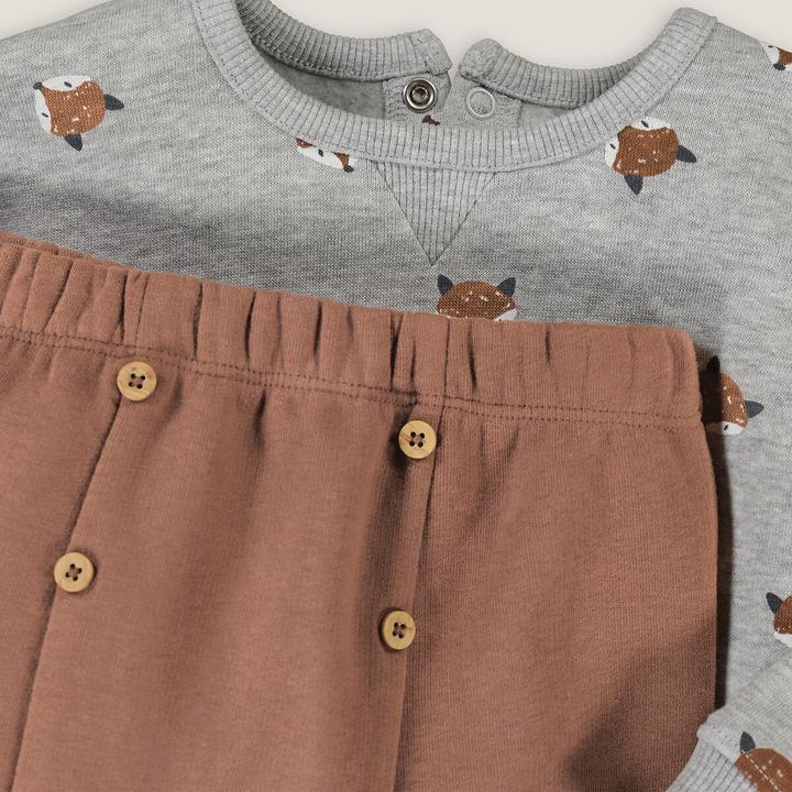Actual product image La Redoute Collections 2-piece set of sweatshirt and sweatpants (50)