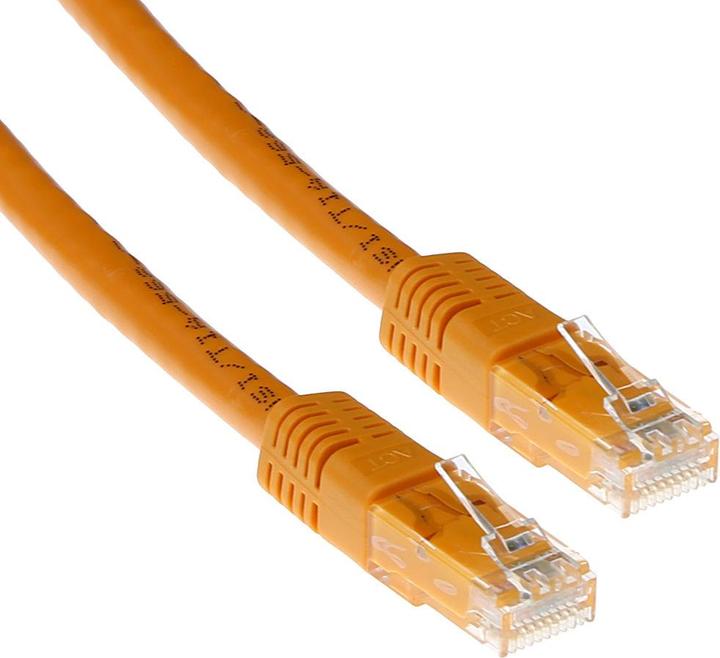 Immagine prodotto Cavo patch U/UTP CAT6 arancione da 0,5 metri con connettori RJ45 CAT6 U/UTP ORANGE 0.50M (U/UTP, CAT6, 0.50 m)