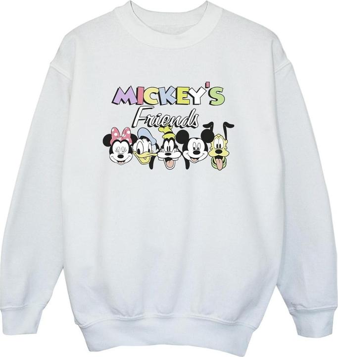 Disney Mickey Mouse And Friends Faces Sweatshirt Jungen (140, 146)