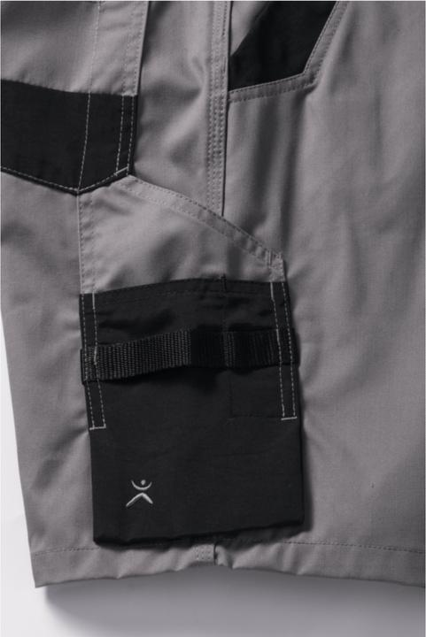 Actual product image Planam Ladies shorts black/blue/zinc XXXL 4XL (4XL)