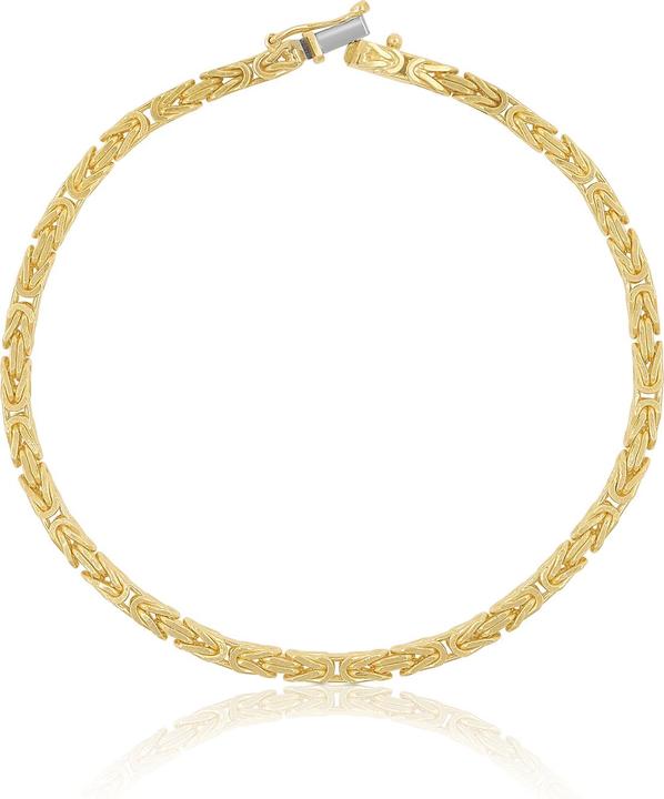 Muau Königskette (19 cm, 750/18K Gelbgold)