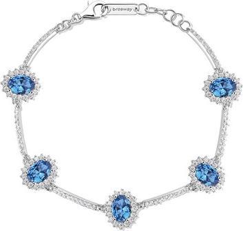 Immagine prodotto Brosway - Luxury silver bracelet with zircons Fancy Freedom Blue FFB35