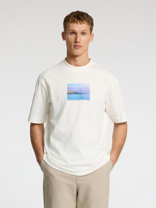 Actual product image Selected Homme Print T-Shirt mit Rundhalsausschnitt (XL)