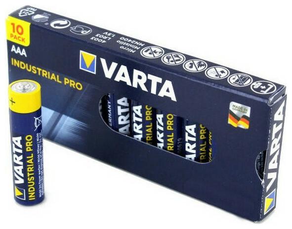 Actual product image Varta industrial alkali (10 pcs., AAA, 1250 mAh)