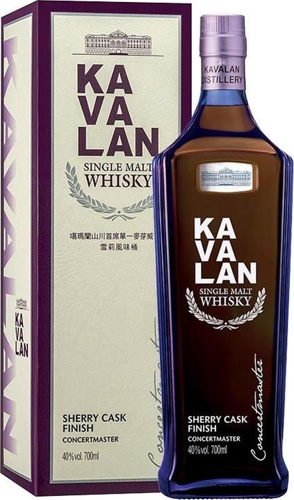 Image du produit Kavalan Concertmaster Sherry Cask Finish (Single Malt, 1 x 70 cl)