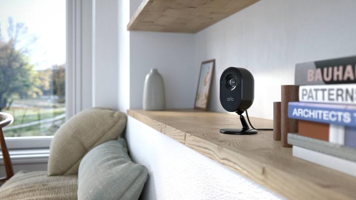 Produktbild Arlo Essential Indoor Kamera, schwarz (1920 x 1080 Pixels)