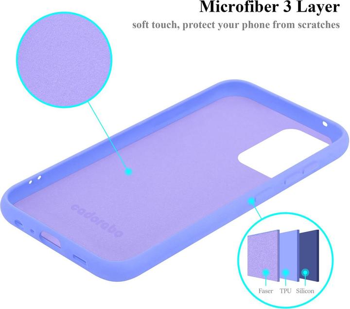 Productafbeelding Cadorabo TPU Liquid Silicone Case Cover (Samsung Galaxy A52 5G)