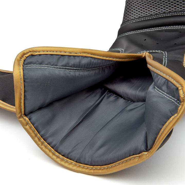 Actual product image Reebok Boxing Gloves Black/Gold (12 OZ, 12)