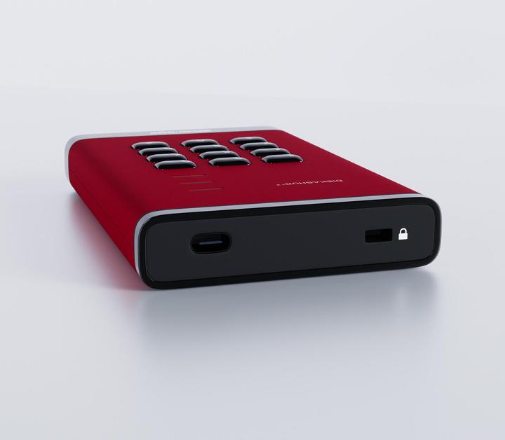 Image du produit iStorage diskAshur3 HDD 5TB - Rouge (5 To)