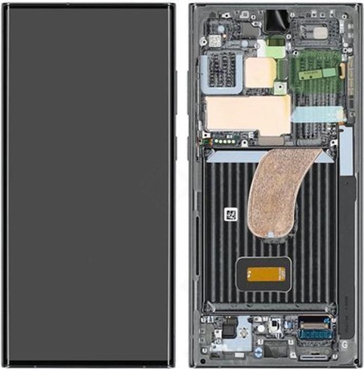 Productafbeelding Samsung LCD + Touch + Frame voor S918B Galaxy S23 Ultra - groen (Scherm)