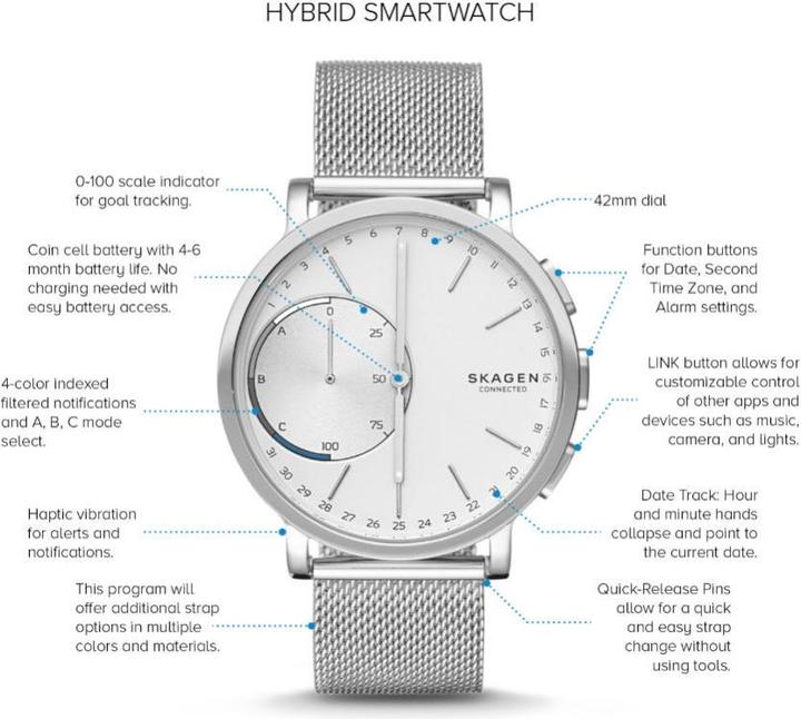 Produktbild Skagen Hagen Connected (Analoguhr, 42 mm)