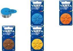 Actual product image Varta Hearing aid batteries type 312, 1.4V (6-pack) (6 pcs., A312, 180 mAh)