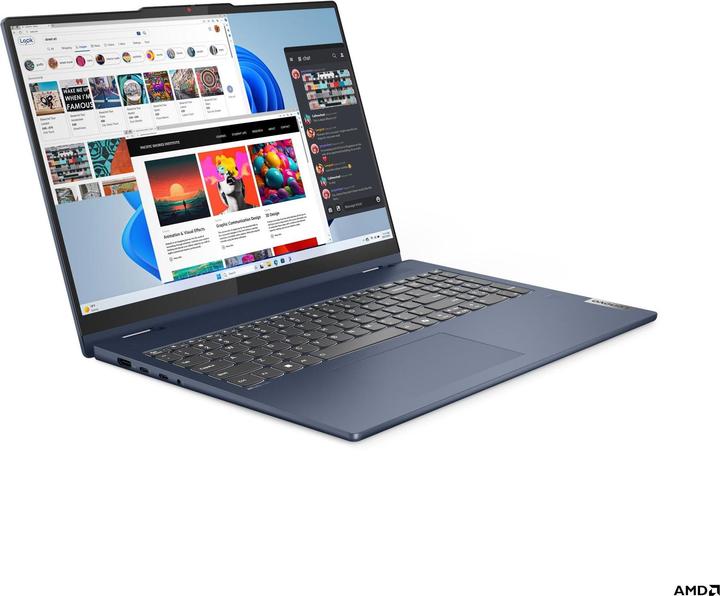 Actual product image Lenovo IdeaPad 5 2-in-1 (16", AMD Ryzen 5 8645HS, 16 GB, 1000 GB, CH)