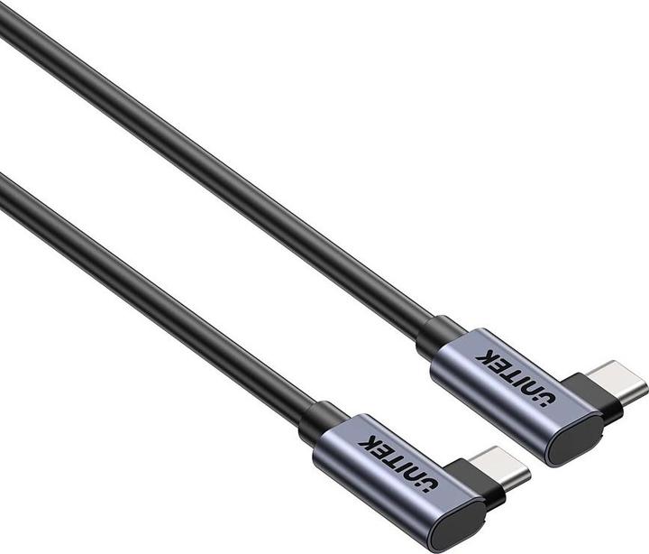 Immagine prodotto Unitek CAVO USB-C KĄTOWY 90°/90° PD 100W M/M 0 5M (0.50 m, USB 3.0)